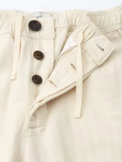 Drawstring Trousers Cairnes Ecru -Men's Fashion-Oliver Spencer OSMT48cDrawstringTrousersCAI01ECRCairnesEcru2