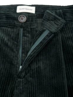 Morton Trousers Melrose Cord Green 11 Morton Trousers Melrose Cord Green -Men's Fashion-Oliver Spencer OSMT68MortonTrousersMEL01GRNMelroseCordGreen13