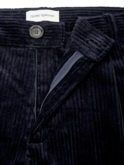 Morton Trousers Melrose Cord Navy -Men's Fashion-Oliver Spencer OSMT68MortonTrousersMEL01NAVMelroseCordNavy10