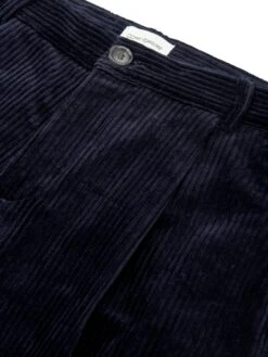 Morton Trousers Melrose Cord Navy -Men's Fashion-Oliver Spencer OSMT68MortonTrousersMEL01NAVMelroseCordNavy9