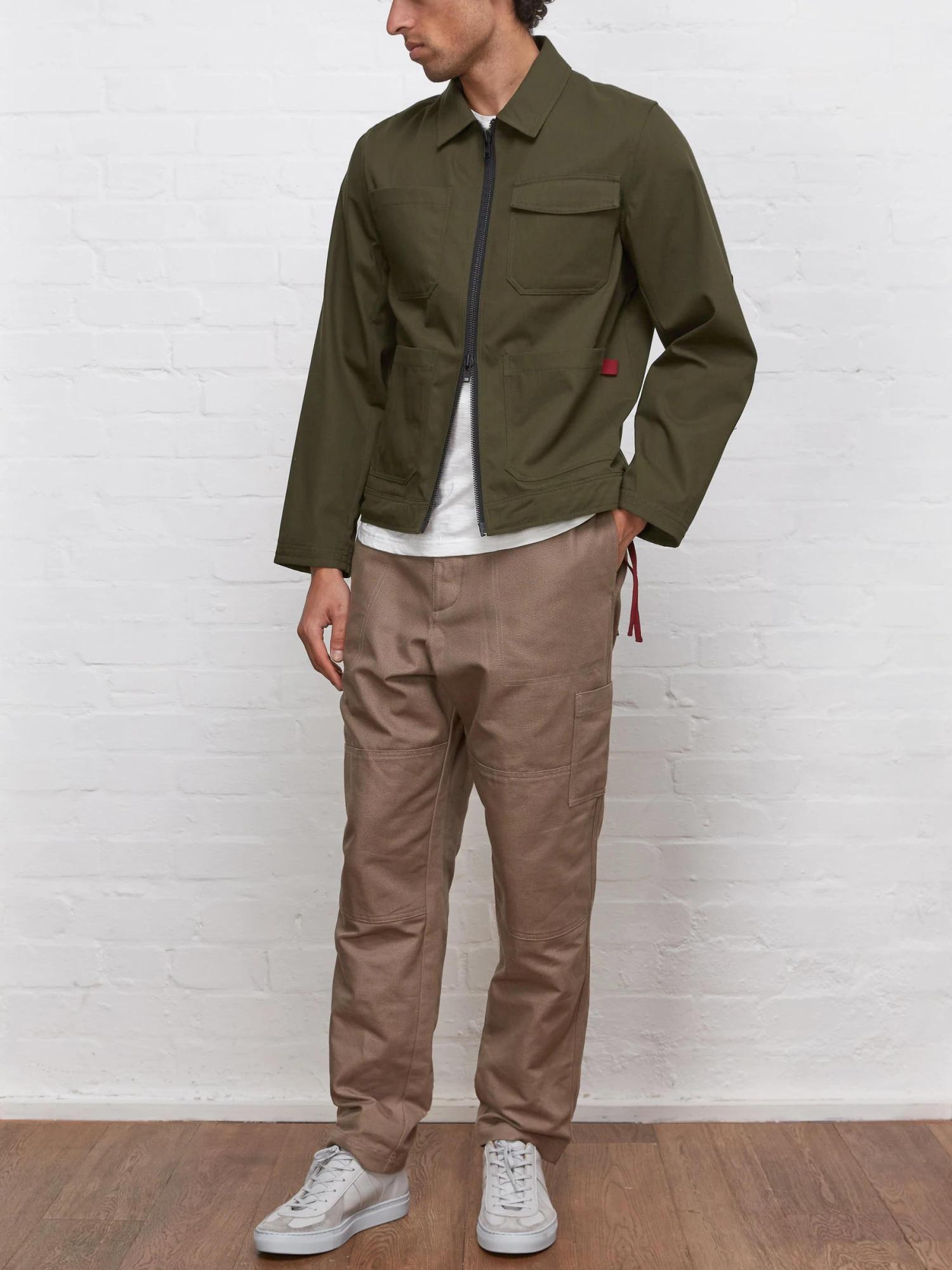 Oliver Spencer X Niwaki Hortus Gardening Jacket Park Green 4 Oliver Spencer X Niwaki Hortus Gardening Jacket Park Green - Image 2