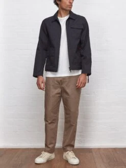 Oliver Spencer X Niwaki Hortus Gardening Jacket Wentworth Navy -Men's Fashion-Oliver Spencer OSNMJ340A WEN1NAV HORTUSGARDENINGJACKETNAVY2