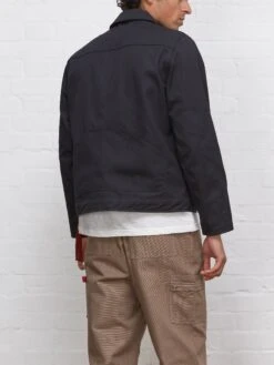 Oliver Spencer X Niwaki Hortus Gardening Jacket Wentworth Navy -Men's Fashion-Oliver Spencer OSNMJ340A WEN1NAV HORTUSGARDENINGJACKETNAVY23copy