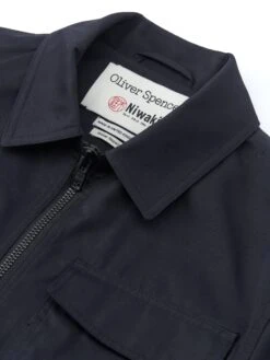 Oliver Spencer X Niwaki Hortus Gardening Jacket Wentworth Navy -Men's Fashion-Oliver Spencer OSNMJ340aHortusGardeningJacketWEN01NAVWentworthNavy1