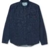 Oliver Spencer X Niwaki Haru Gardening Overshirt Mullins Denim Indigo Rinse -Men's Fashion-Oliver Spencer OSNMS177HaruGardeningOvershirtMUL01INRMullinsDenimIndigoRinse