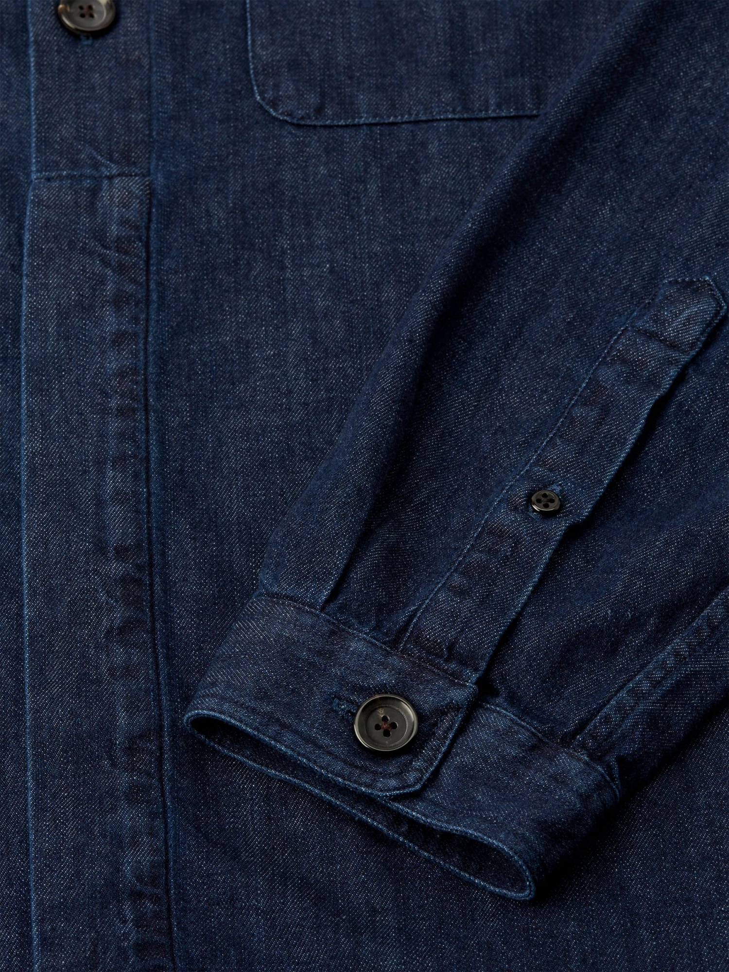 Oliver Spencer X Niwaki Haru Gardening Overshirt Mullins Denim Indigo Rinse 5 Oliver Spencer X Niwaki Haru Gardening Overshirt Mullins Denim Indigo Rinse - Image 3