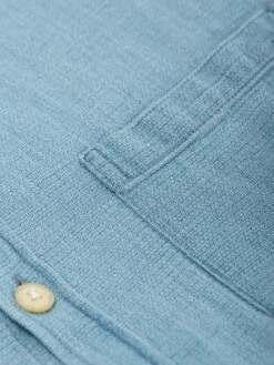 Grandad Shirt Kildale Indigo Light -Men's Fashion-Oliver Spencer OSS126GrandadShirtKildaleIndigoLight 2 2 a73391b8 f02d 4b5a 91ef d623245bb5fc