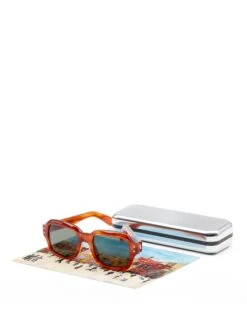 Cubitts X Oliver Spencer Conduit Sunglasses Amber Tortoiseshell -Men's Fashion-Oliver Spencer OSStudioCubittsSunglassesAmber3