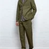 Green Ellbridge Solms Suit -Men's Fashion-Oliver Spencer SOLMSJACKETELLBRIDGEGREEN4 1