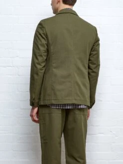 Solms Jacket Ellbridge Green -Men's Fashion-Oliver Spencer SOLMSJACKETELLBRIDGEGREEN7copy