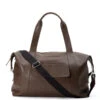Overnight Bag Pebble Leather Walnut